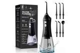 Water Dental Flosser Pick for Teeth 5 Modes Cordless Portable 320ML Larger Tank Water Teeth Cleaner IPX7 Waterproof Flossing Cleaning Picks for Home Travel