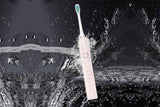 22000 VPM Electric Toothbrush for Adults with 10 Brush Heads and 6 Modes Toothbrush Sets - Pink