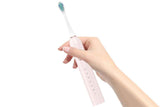 22000 VPM Electric Toothbrush for Adults with 10 Brush Heads and 6 Modes Toothbrush Sets - Pink