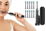22000 VPM Electric Toothbrush for Adults with 10 Brush Heads and 6 Modes Toothbrush Sets - Pink