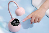 UV LED Nail Lamp Mini Cordless Gel Dryer With Adjustable Gooseneck For Gel Nails - Pink