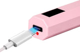Handheld UV Nail Lamp Portable Gel Nail Dryer for Home Salon Use - Pink