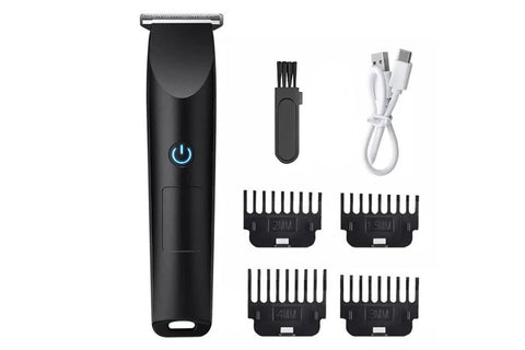 Cordless Hair Clippers for Men Trimmers Set with 4 Guide Combs Rechargeable - Black