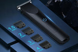 Cordless Hair Clippers for Men Trimmers Set with 4 Guide Combs Rechargeable - Black