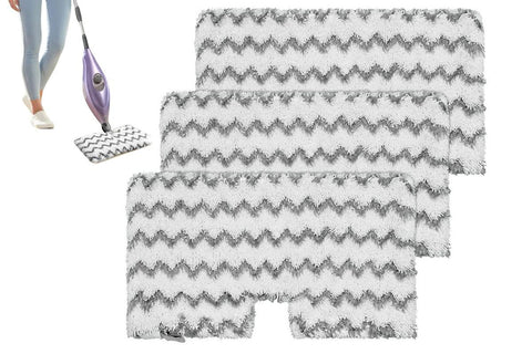 3 Pack Replacement Mop Pads for Shark Steam Pocket S3501 S3550 S3601 Washable