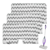 3 Pack Replacement Mop Pads for Shark Steam Pocket S3501 S3550 S3601 Washable