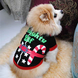 3Pcs Christmas Dog Cat T-Shirt Clothes Vest Puppy Pet Apparel Shirts - M