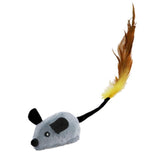 Darrahopens Pet Care > Toys > Dog Toys Squeaky Escaping Mouse Toy Light-up Auto Moving Rechargeable Interactive Cat Toy Grey
