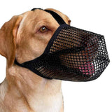 Soft Mesh Covered Dog Muzzle with Adjustable Straps Anti-Biting Breathable Pet Muzzle XL