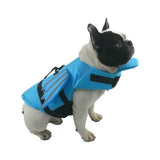 Dog Life Jacket Wings Pet Life Vest Adjustable Dog Flotation Swim Vest Blue - XS