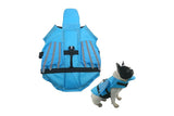 Dog Life Jacket Wings Pet Life Vest Adjustable Dog Flotation Swim Vest Blue - XS