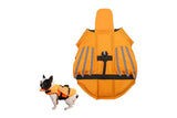 Dog Life Jacket Wings Pet Life Vest Adjustable Dog Flotation Swim Vest Blue - XS