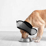 Pet Dog Cone Collar Soft Neck Collar Adjustable Pet Elizabethan Collar Black - S