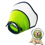 Pet Dog Cone Collar Soft Neck Collar Adjustable Pet Elizabethan Collar Black - XL