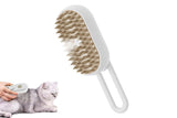 3-in-1 Pet Spray Comb Dog Cat Hair Brush Massage Comb for Removing Tangled Hair White
