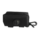 Dog Poop Bag Dispenser Pet Waste Bag Holder for Puppy Walking Cleanup Black