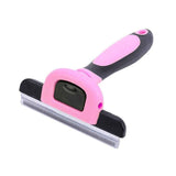 Pet Dog Cat Grooming Comb Brush Hair Remover Deshedding Tool Pink