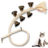 Dog Doorbell With 6 Extra Loud Bells Adjustable Doorbell Hanging Rope For Dog Training