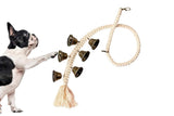 Dog Doorbell With 6 Extra Loud Bells Adjustable Doorbell Hanging Rope For Dog Training