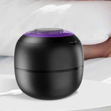 Ultrasonic Retainer Cleaner Machine 45kHz Ultrasonic Dentures Cleaner for Night Guards Braces Aligner Black