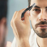 2-in-1 Electric Nose Hair Trimmer For Men Replaceable Eyebrow Body Hair Clipper
