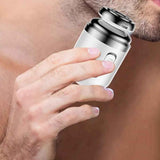 2-in-1 Electric Shaver for Men Mini Beard Nose Hair Razor Rechargeable Pocket Capsule Razor White