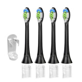 4Pcs Electric Toothbrush Replacement Heads Compatible with Philips HX3/HX6/HX9 Series White