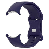 For Google Pixel Watch 1 / 2 Soft Replacement Strap Silicone Sport Watch Band Blue - S