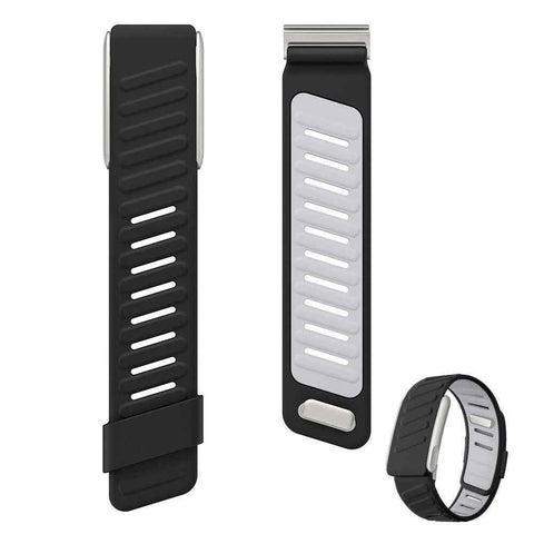 Silicone Sport Band for Whoop 5.0 Waterproof Replacement Wrist Strap Black
