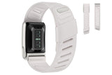Silicone Sport Band for Whoop 5.0 Waterproof Replacement Wrist Strap White