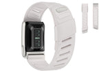 Silicone Sport Band for Whoop 5.0 Waterproof Replacement Wrist Strap White