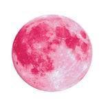 30X30CM Glow in The Dark Stars and Moon for Ceiling Decorations Glow Wall Stickers -Pink
