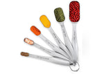 6Pcs Stainless Steel Measuring Cups & Spoons Set