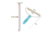 Carpet Rake for Pet Hair Removal Rotating Carpet Rake Scraper