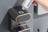Electric Automatic Toothpaste Dispenser With Toothbrush Holders-Black