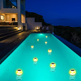 Floating Solar Pool Lights Solar Water Floating Light Outdoor Waterproof Night Light Home Garden Pool Floating Decorative Light