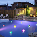 Floating Solar Pool Lights Solar Water Floating Light Outdoor Waterproof Night Light Home Garden Pool Floating Decorative Light