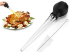 Meat and Poultry Baster Heat Resistant Turkey Syringe with Cleaning Brush