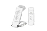 USB Rechargeable Book Light Bookmark Lamp with 3 Colors and 5 Brightness-White