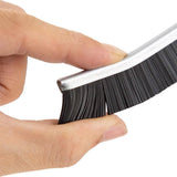 4Pcs Gap Cleaning Brush Crevice Cleaning Tool Multifunctional Brushes for Household Shutter Door Window Track -Black