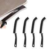 4Pcs Gap Cleaning Brush Crevice Cleaning Tool Multifunctional Brushes for Household Shutter Door Window Track -White