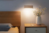 Battery Operated Wall Sconce Wooden Night Light Rotatable Cordless Wall Lamp