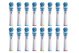 16 Piece Best Double Clean Replacement Brush Heads Compatible With Oral-B