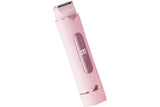 2-in-1 Electric Shaver and Bikini Trimmer with Display Facial Hair Remover-Pink