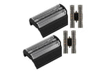 2Pcs Braun 31B Replacement Foil And Cutter For 5000 6000 350 Series