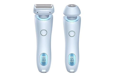 2Pcs Dusk Glide Pro 3.0 Dusk Razor For Women Electric Waterproof Shaver Duskofficial Razor-Blue