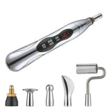2pcs Electronic Acupuncture Pen Relief Pain Electric Massager Tools for Body Head Neck