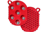 2Pcs Roller Ball Massager Glove Lymphatic Massage Muscle Release for Back-Blue