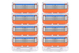 2 Sets of 4 Pcs Replacement 5 Blades Razor Blades for Men Razor Refills for Gillette