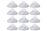 12Pcs Replacement Microfibre Washable Steam Mop Cleaning Pads For H20 X5 Steam Cleaner